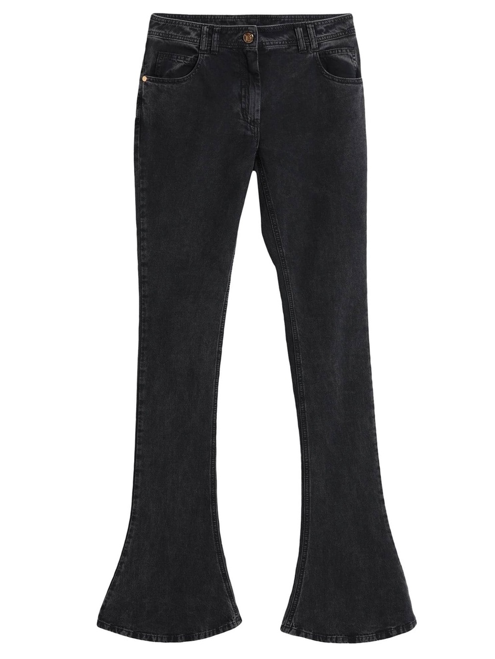 Balmain Black Flare Slim jeans